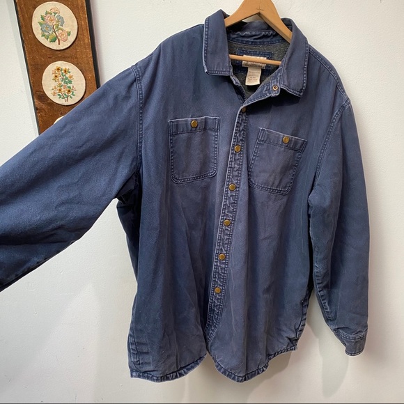 L.L. Bean Katahdin Iron Works Lined Shirt Jacket - Picture 6 of 14
